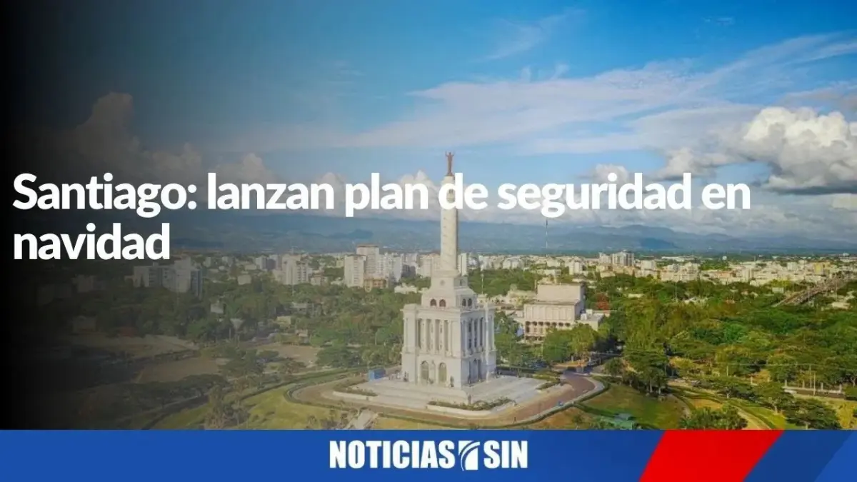 Santiago: lanzan plan de seguridad en navidad