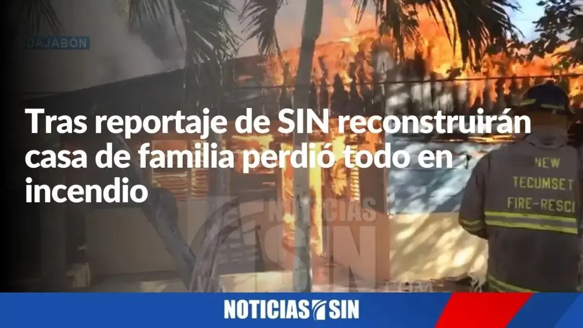Reconstruirán casa de familia se quemó en incendio