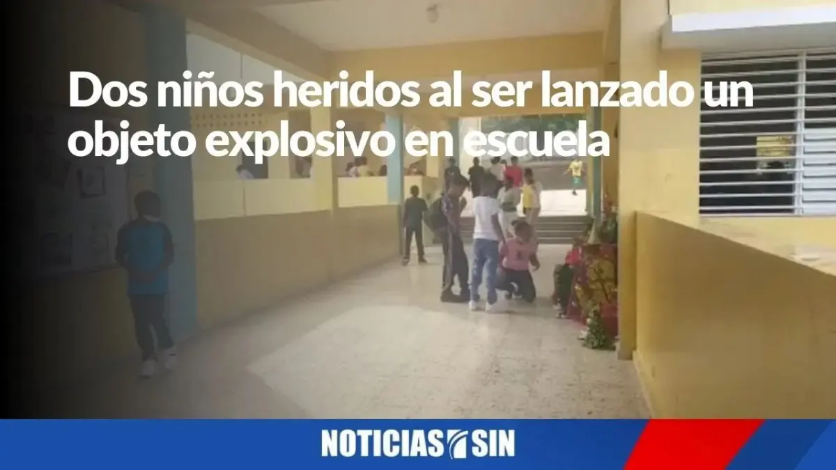 Dos niños heridos al desconocidos lanzar un objeto explosivo en escuela de Navarrete