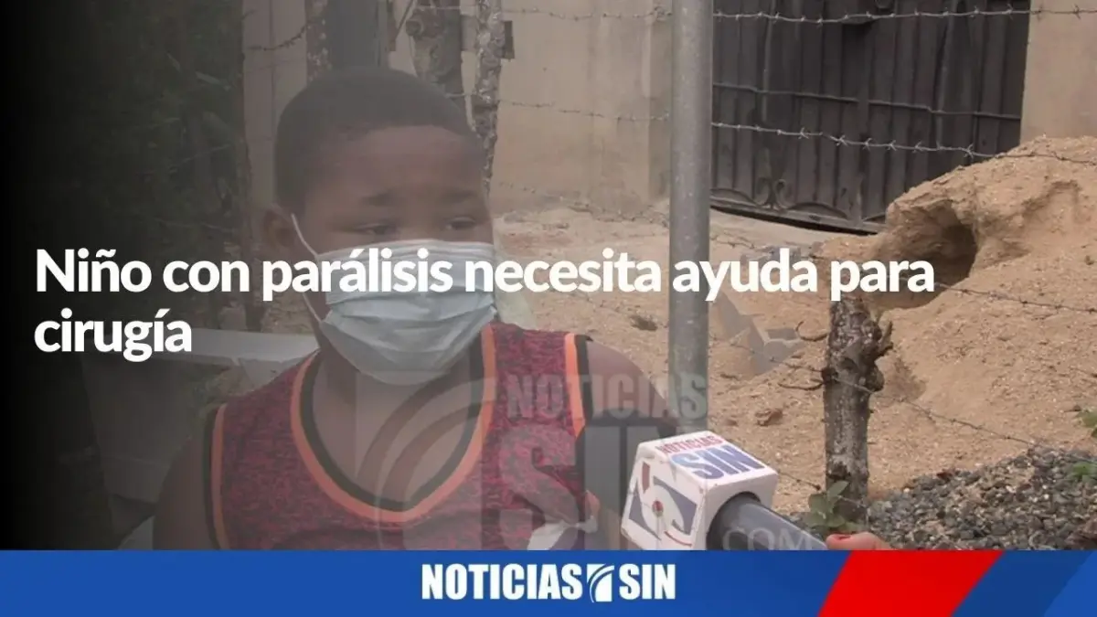 Niño con parálisis necesita ayuda para cirugía