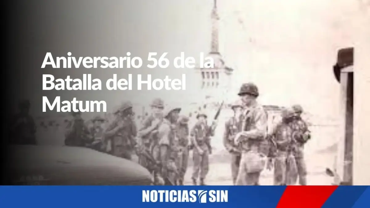 Conmemoran 56 años de la memorable Batalla del Hotel Matum