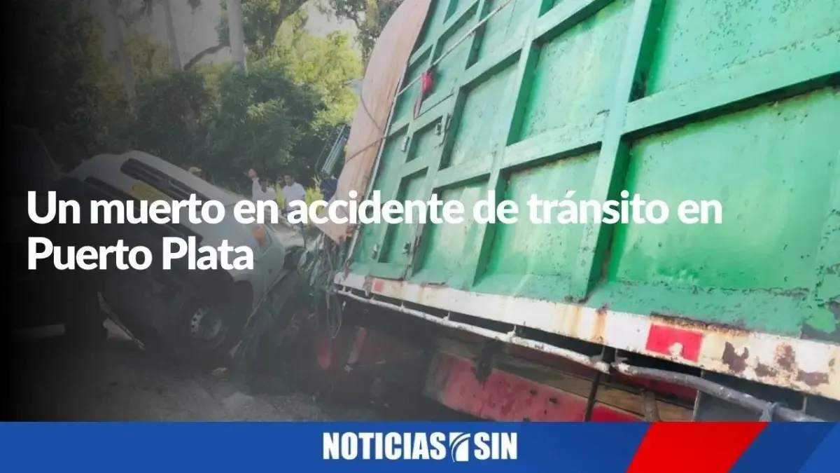Un muerto en accidente de tránsito en Puerto Plata
