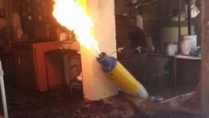 Al menos seis heridos por explosión de tanque de gas en Esperanza