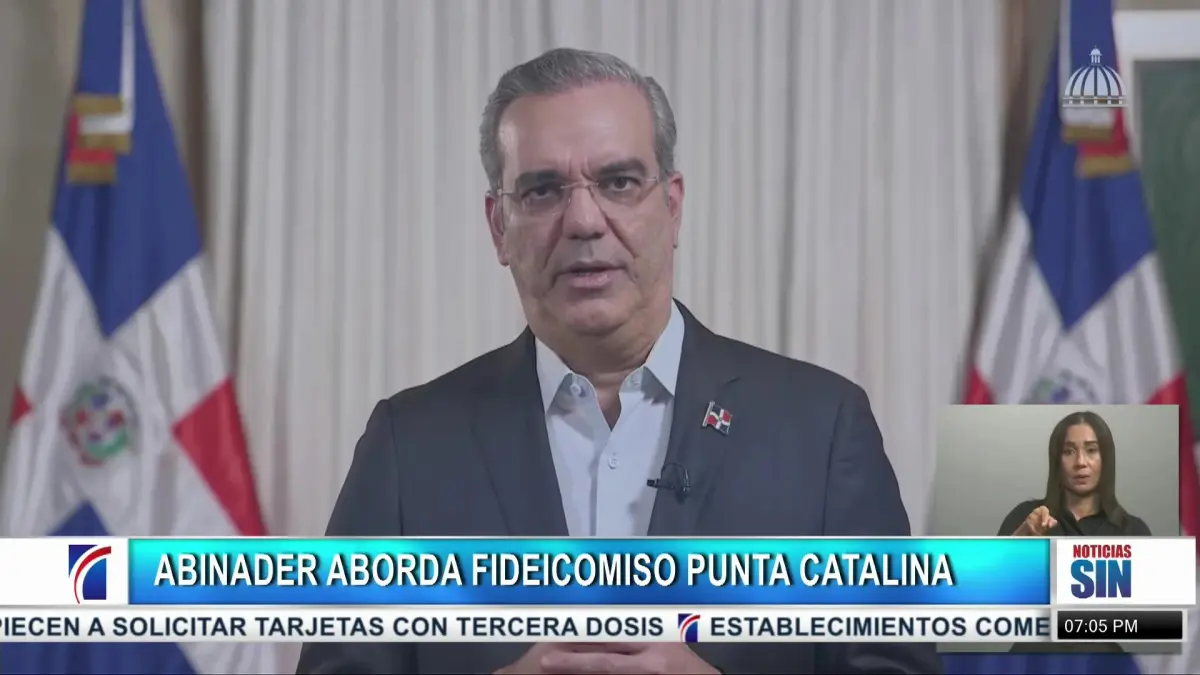 Discurso íntegro presidente Abinader sobre fideicomiso