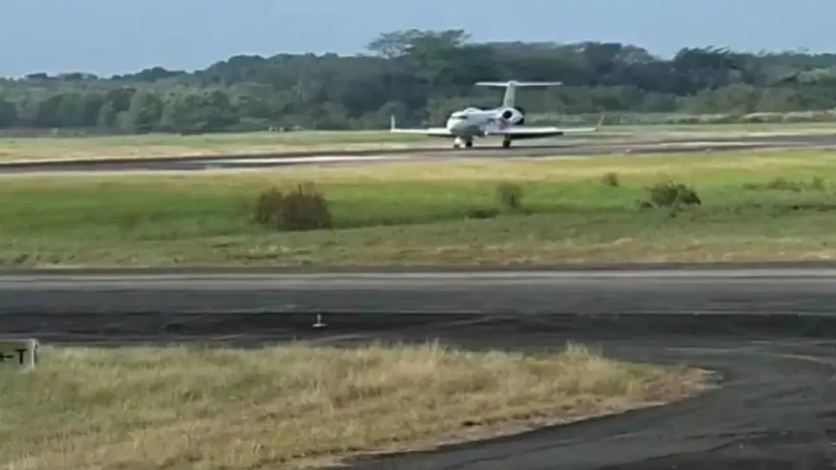 Video: Avión de Helidosa aterriza de emergencia en aeropuerto de Panamá