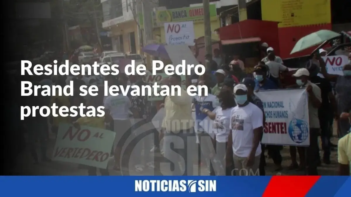 Con viligia protestan contra una planta de reciclaje