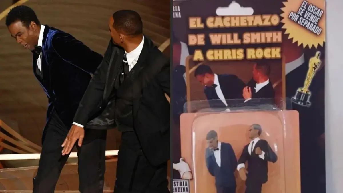 Salen a la venta muñecos de la bofetada de Will Smith a Chris Rock