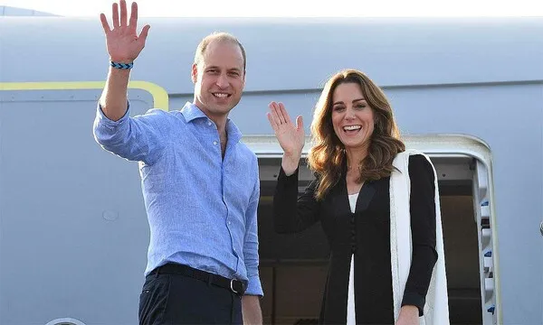 Los duques de Cambridge inician un viaje oficial al Caribe