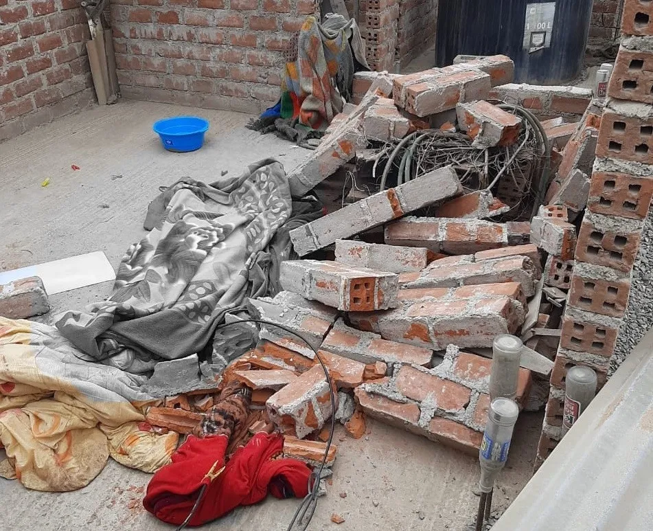 Acusan a un constructor por muerte de una niña aplastada por una pared