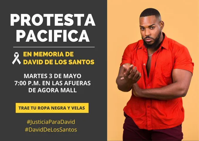 Familiares y amigos convocan a una protesta pacífica por muerte de David De Los Santos