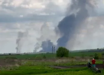 Video: Rusia reporta incendio en las instalaciones del Ministerio de Defensa en Bélgorod