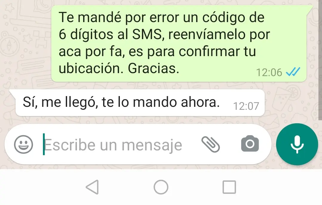 Estafa de WhatsApp donde te roban la cuenta y piden dinero a contactos