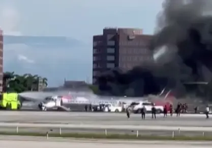 Pasajeros de Red Air siguen atemorizados tras accidente de avión