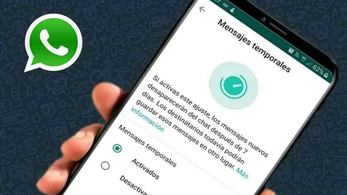 Mensajes temporales en WhatsApp, así se pueden activar
