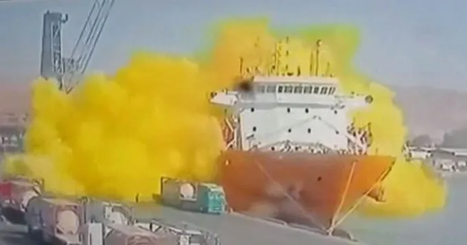 Al menos 13 muertos por una fuga de gas en un puerto de Jordania