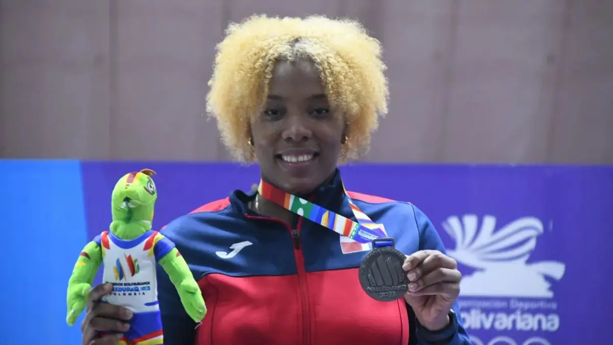 Heyddys Valentín se quedó con la plata en esgrima Bolivarianos