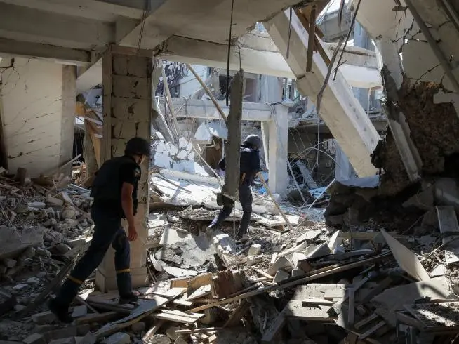 Rusia continúa bombardeando la ciudad de Járkov, al noreste de Ucrania