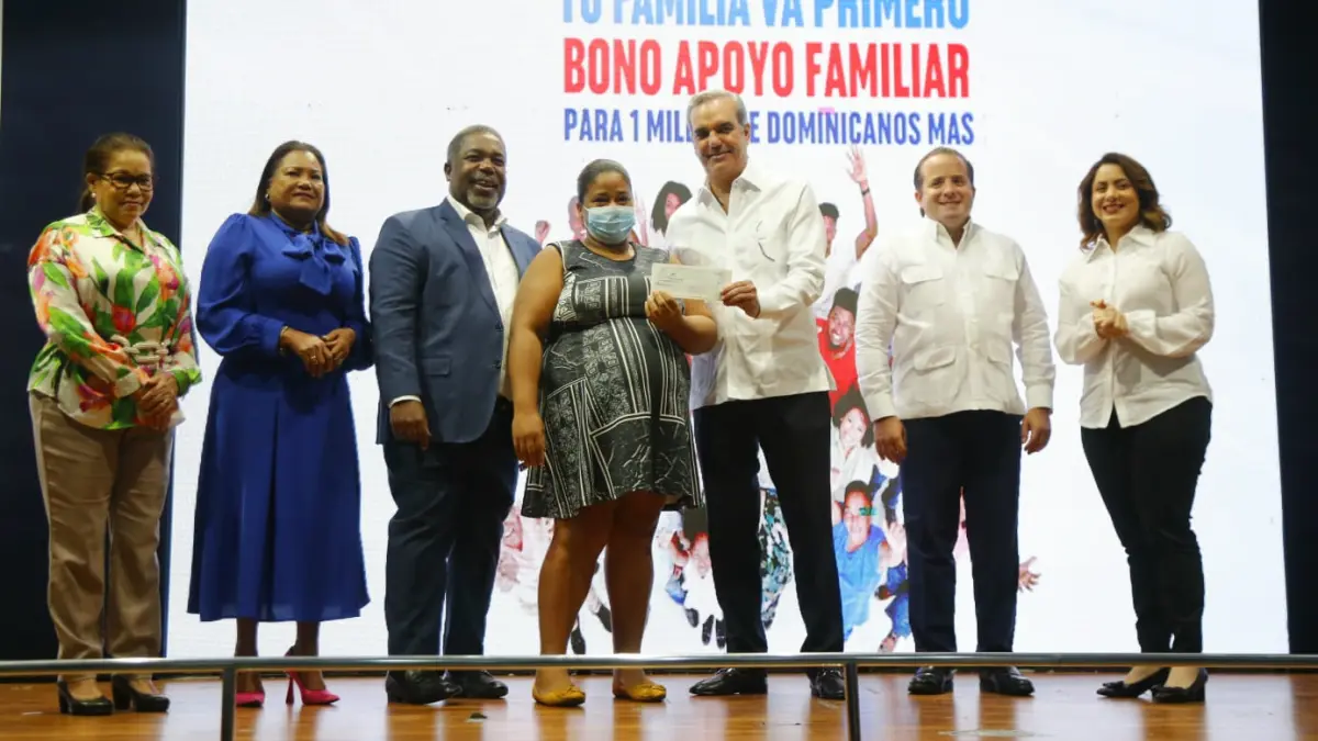Un millón de hogares en condición de pobreza extrema recibirán RD$1,500 de bono Apoyo Familiar