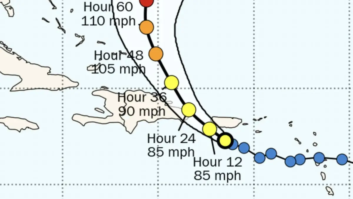 John Morales: Centro del ojo del huracán Fiona llega a RD en la madrugada del lunes