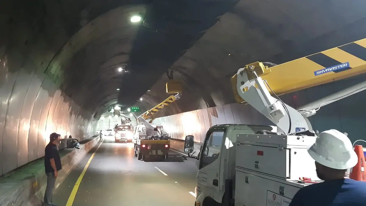 Cerrarán a partir de la noche de este lunes túneles y elevados por mantenimiento