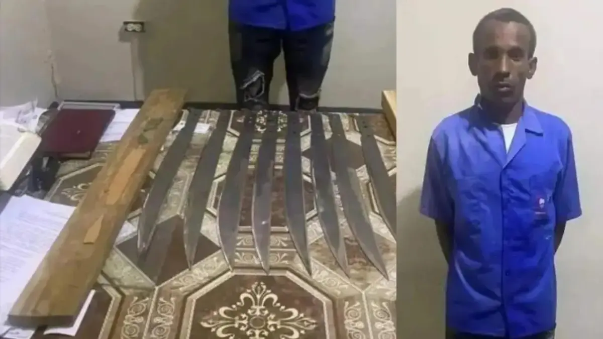 Apresan hombre intentó introducir 10 machetes en cárcel de Najayo