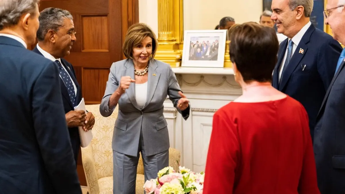 Nancy Pelosi sobre visita Abinader: “estrechamos más los lazos entre nuestras naciones”