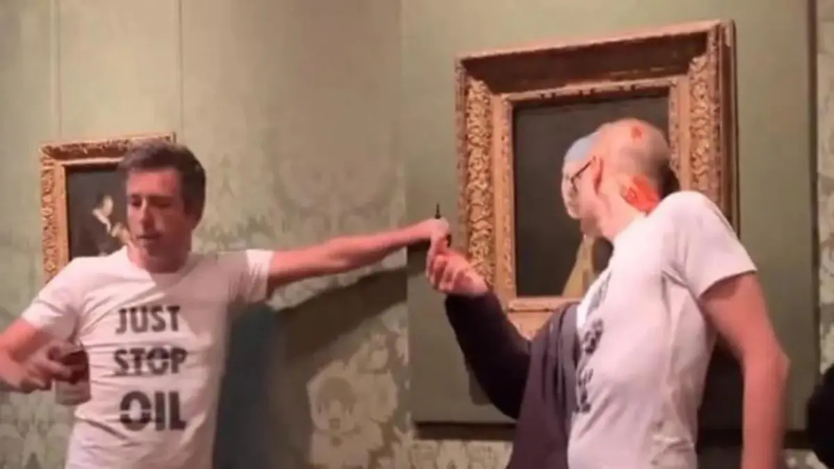 Tres activistas detenidos tras lanzar salsa de tomate cerca de obra maestra de Vermeer