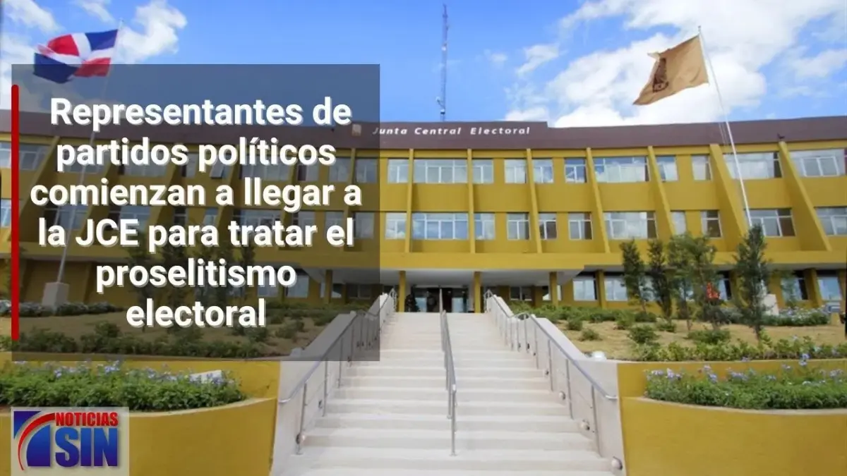 Comienzan a llegar a la JCE representantes de partidos políticos ...