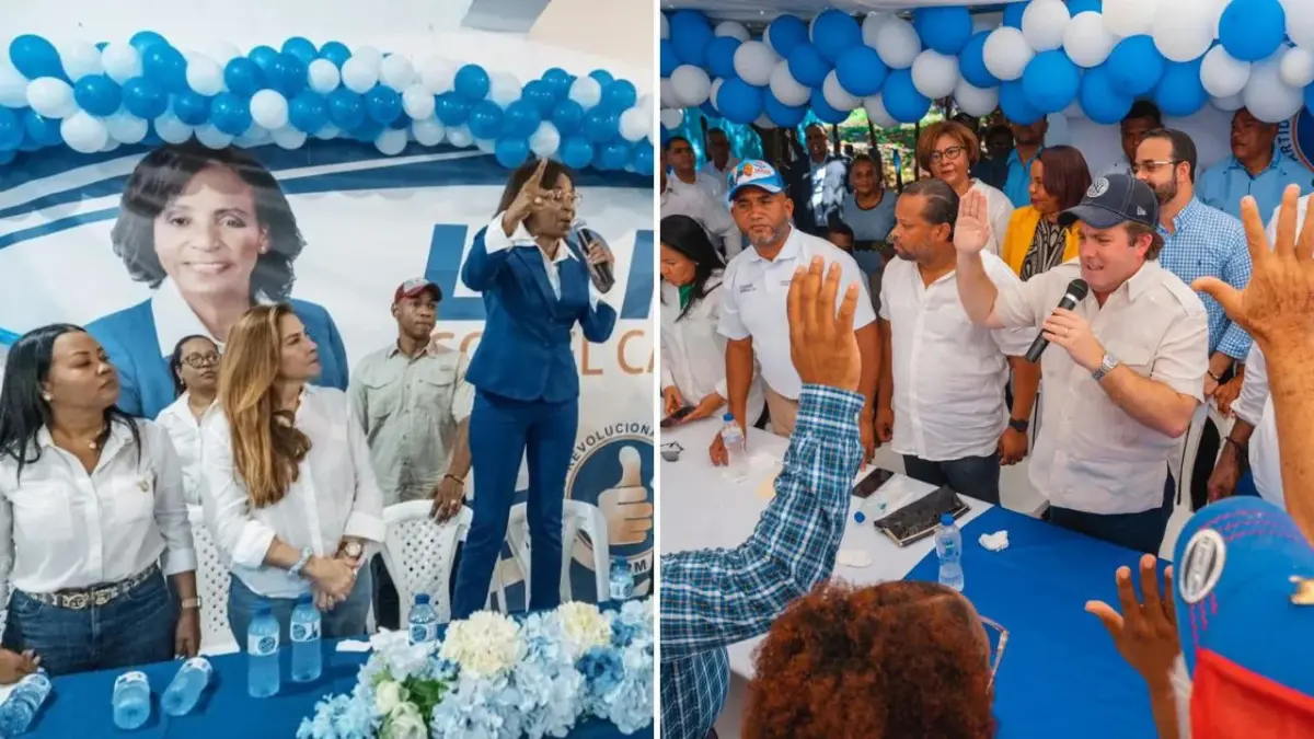 Paliza y Carolina juramentan cientos de dirigentes que pasan al PRM en diferentes provincias