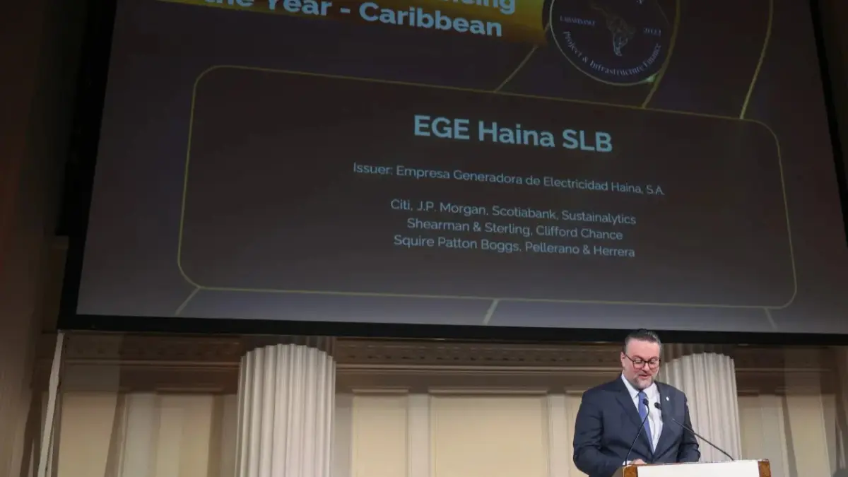 Bono de EGE Haina vinculado a la sostenibilidad obtiene premio de Latin Finance a Financiamiento de Infraestructura