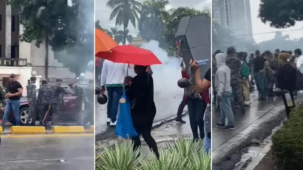 Maestros catalogan de abuso los ataques a bombazos por policías durante marcha