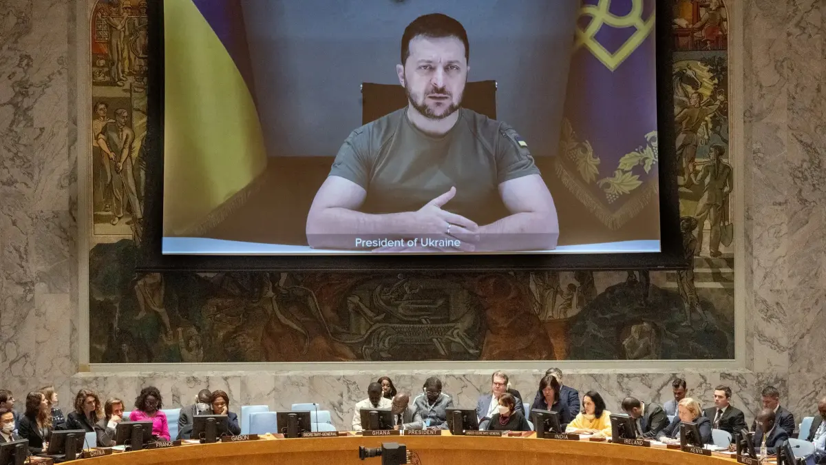 Zelenski pide ante la ONU más defensas aéreas tras los últimos ataques rusos