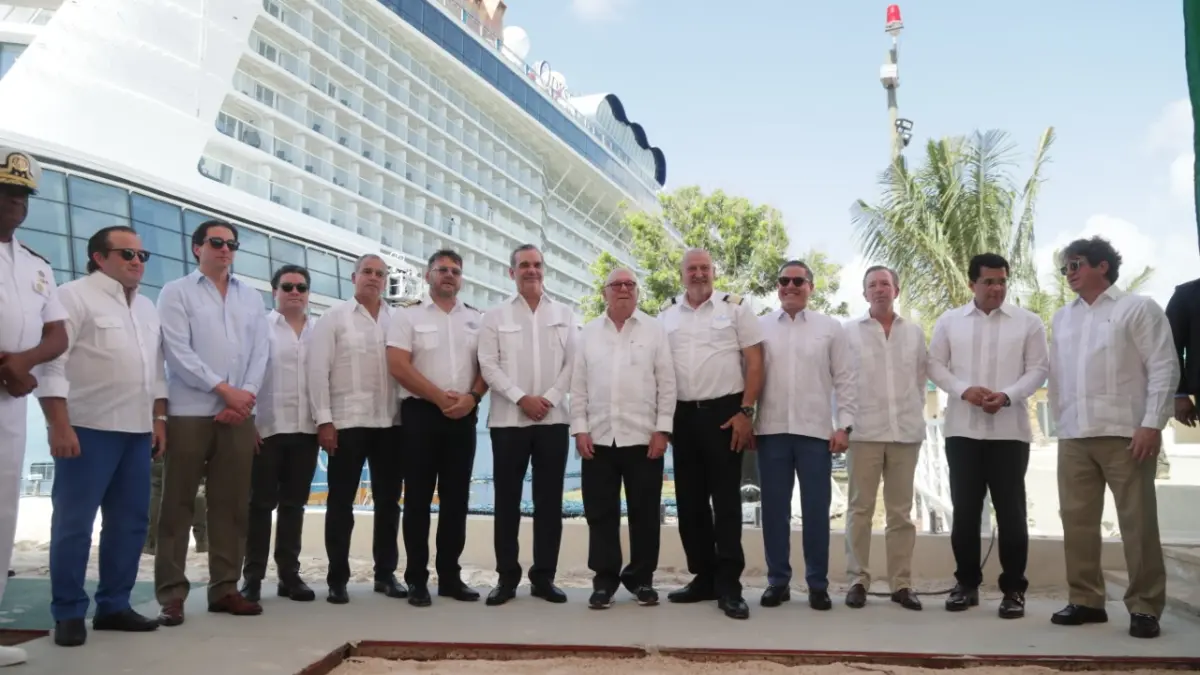 Abinader encabeza inauguración de ampliación de Romana Cruise Terminal con la llegada de 4,695 pasajeros