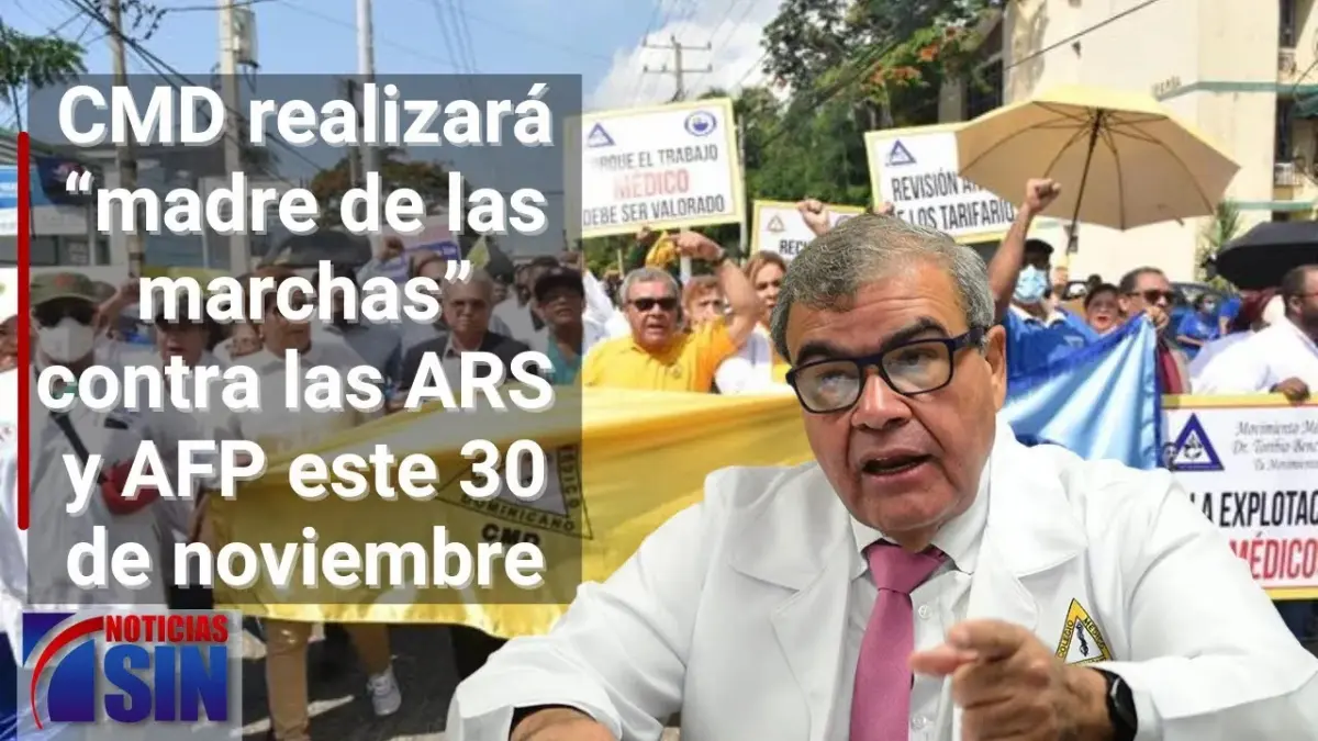 CMD realizará marcha en contra ARS y AFP