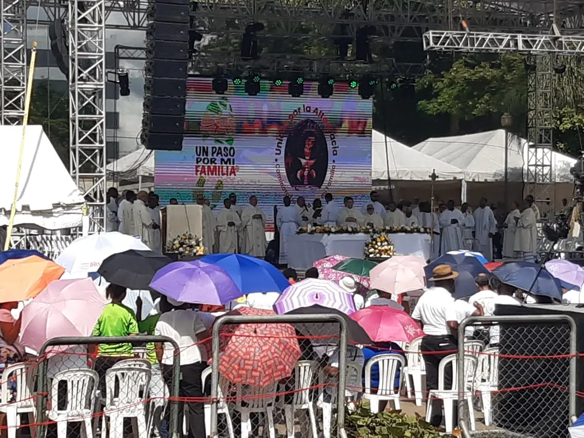 Católicos realizan caminata Un Paso Por Mi Familia