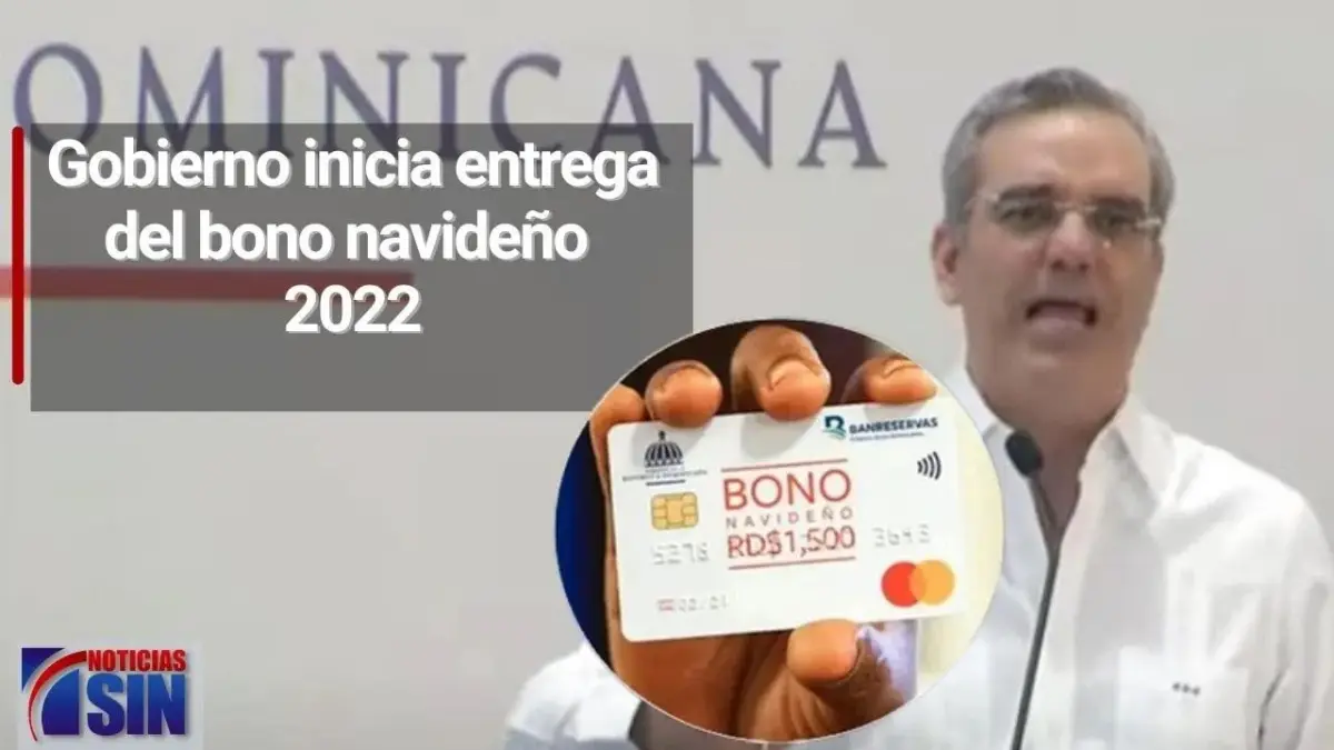 Gobierno inicia entrega del bono navideño 2022