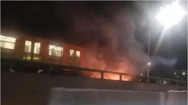 Video: Pánico entre usuarios por incendio en Metro de la capital mexicana