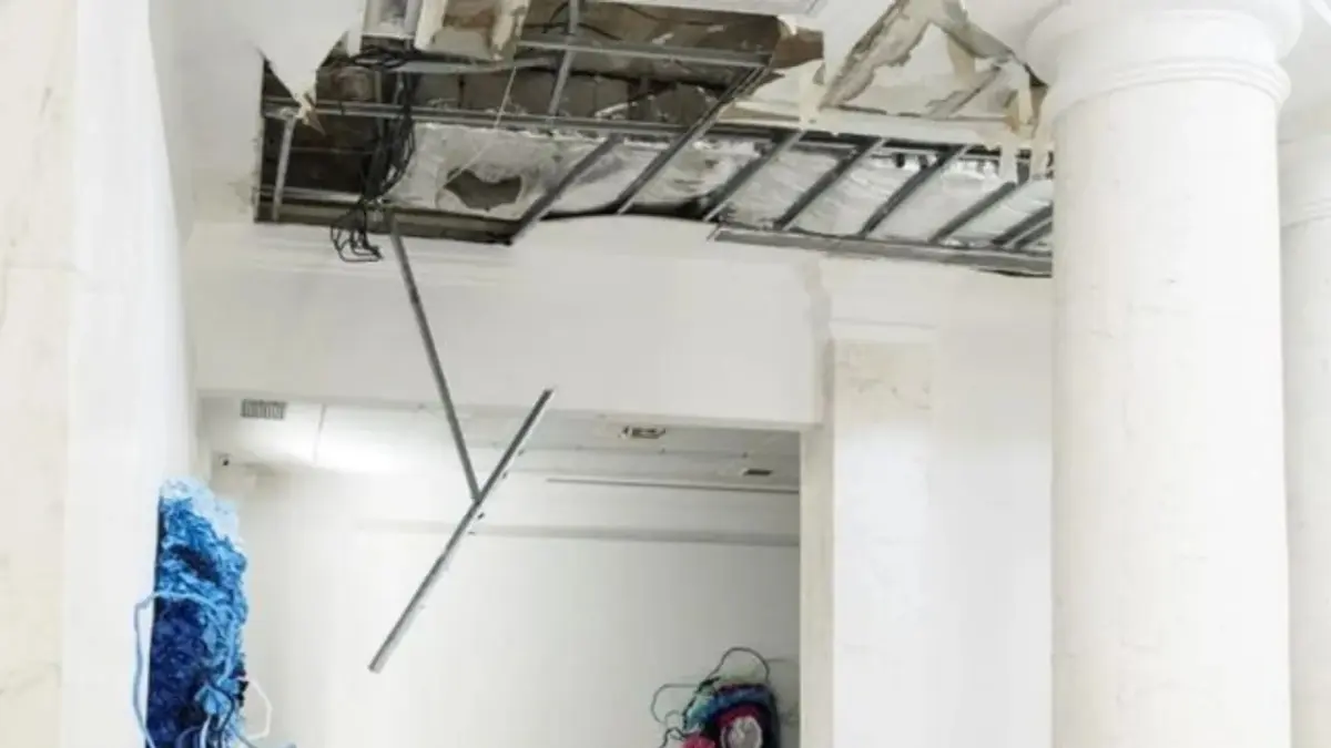 Bellas Artes aclara que caída de algunos plafones obedece a profundo remozamiento