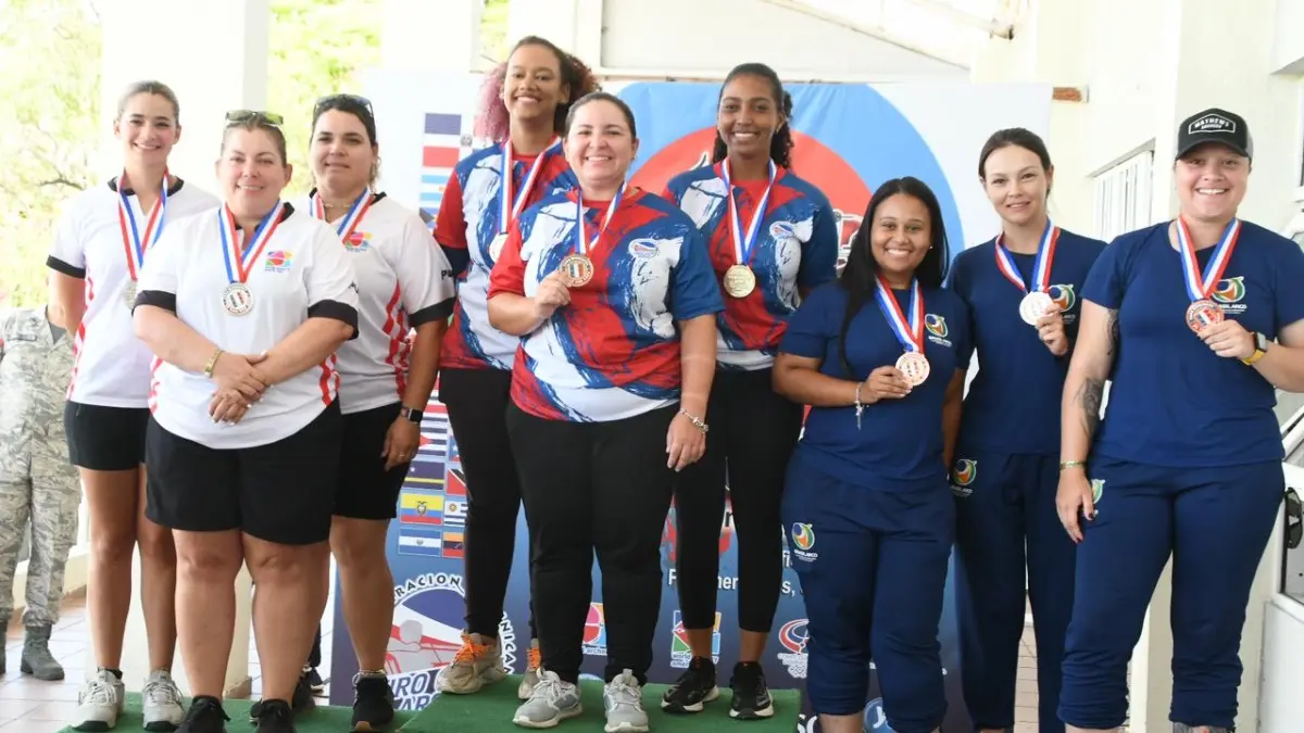 Equipo compuesto RD, oro en Copa Merengue de Tiro con Arco