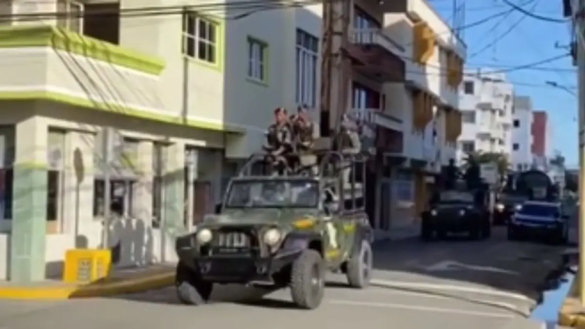 Militarizan zonas del Cibao tras llamado de huelga para este lunes