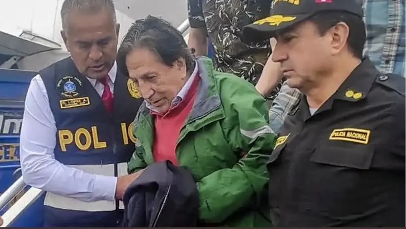 El expresidente Toledo, recluido en la misma cárcel que Fujimori y Castillo