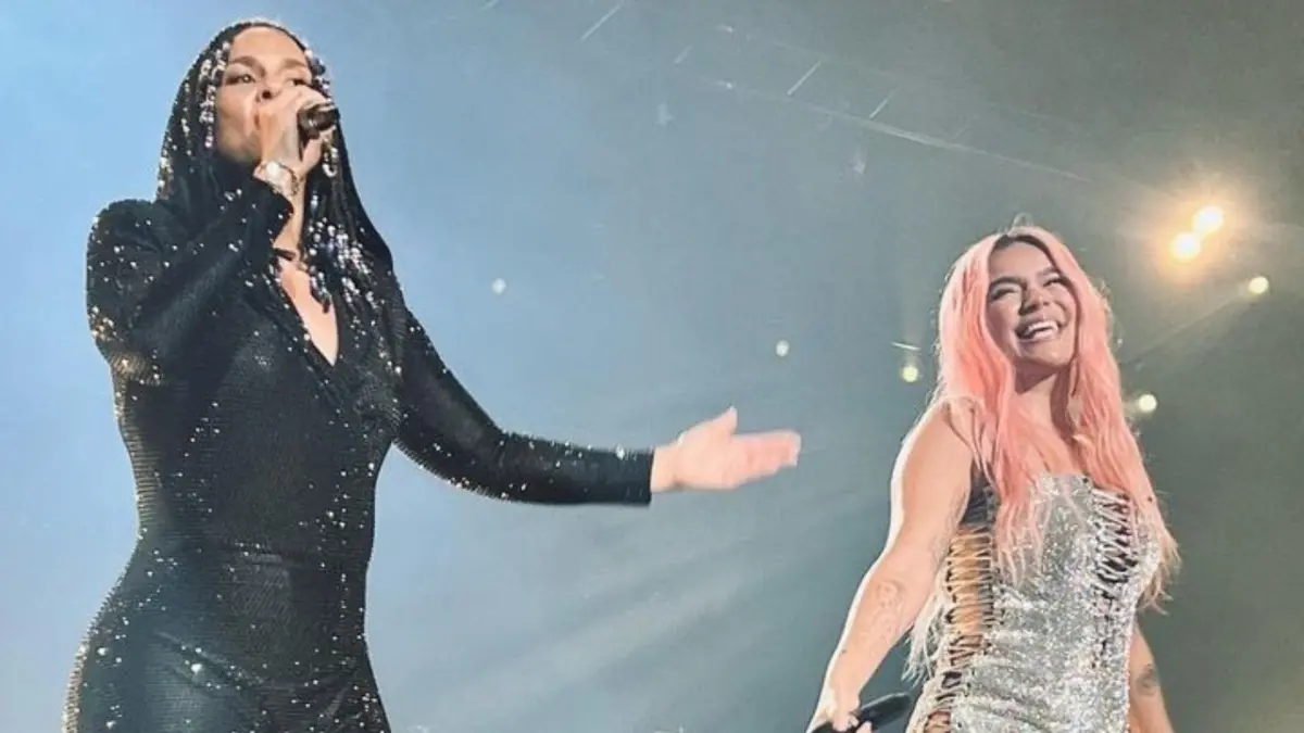 Juntas en el escenario Karol G y Alicia Keys en Colombia