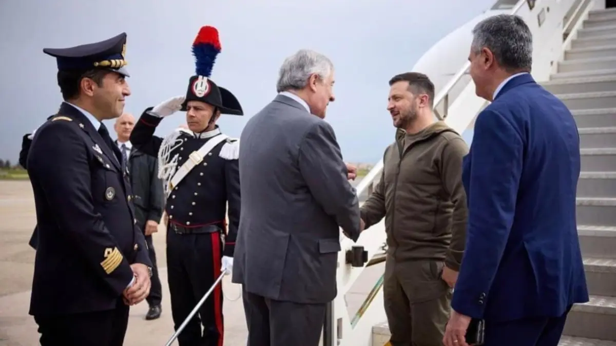 Presidente Zelenski llegó a Roma y confirmó que se reunirá con el papa Francisco