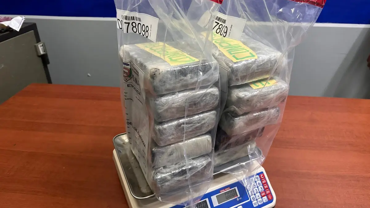 Apresan cinco con 10 paquetes presumiblemente cocaína; ocupan vehículos, armas y dinero en Santiago