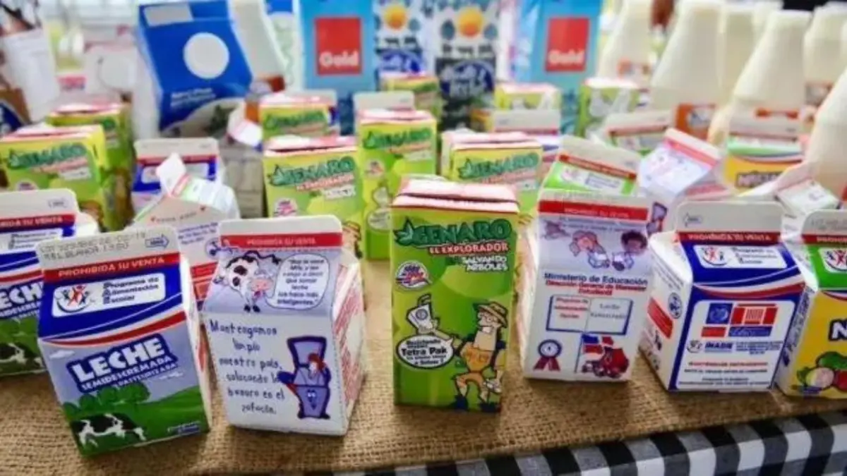 INABIE acuerda con suplidores y Elopak Caribe el reciclaje de las cajitas de leche