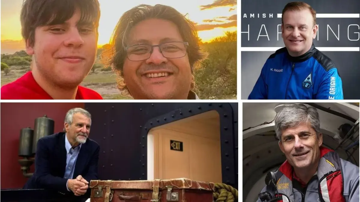 ¿Quiénes son los cinco tripulantes fallecidos del submarino perdido en el fondo del océano?