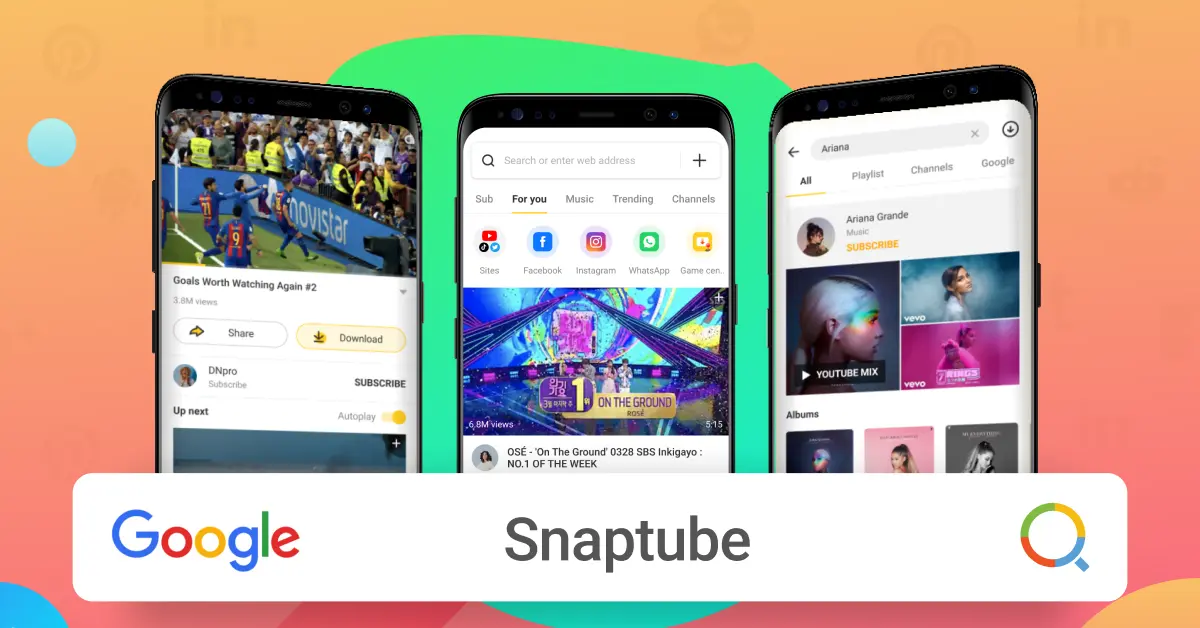 Snaptube: Mejor aplicación para descargar música y vídeos