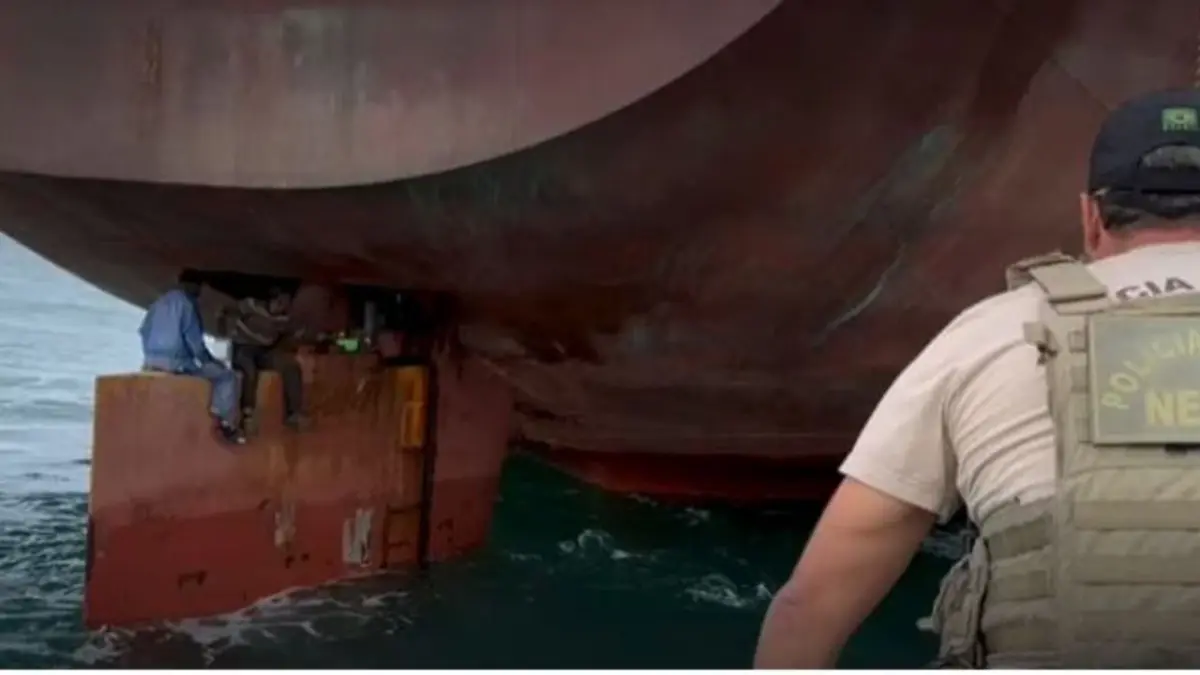 ¡Otra vez! Cuatro migrantes cruzaron el Atlántico escondidos en el timón de un barco y sobrevivieron