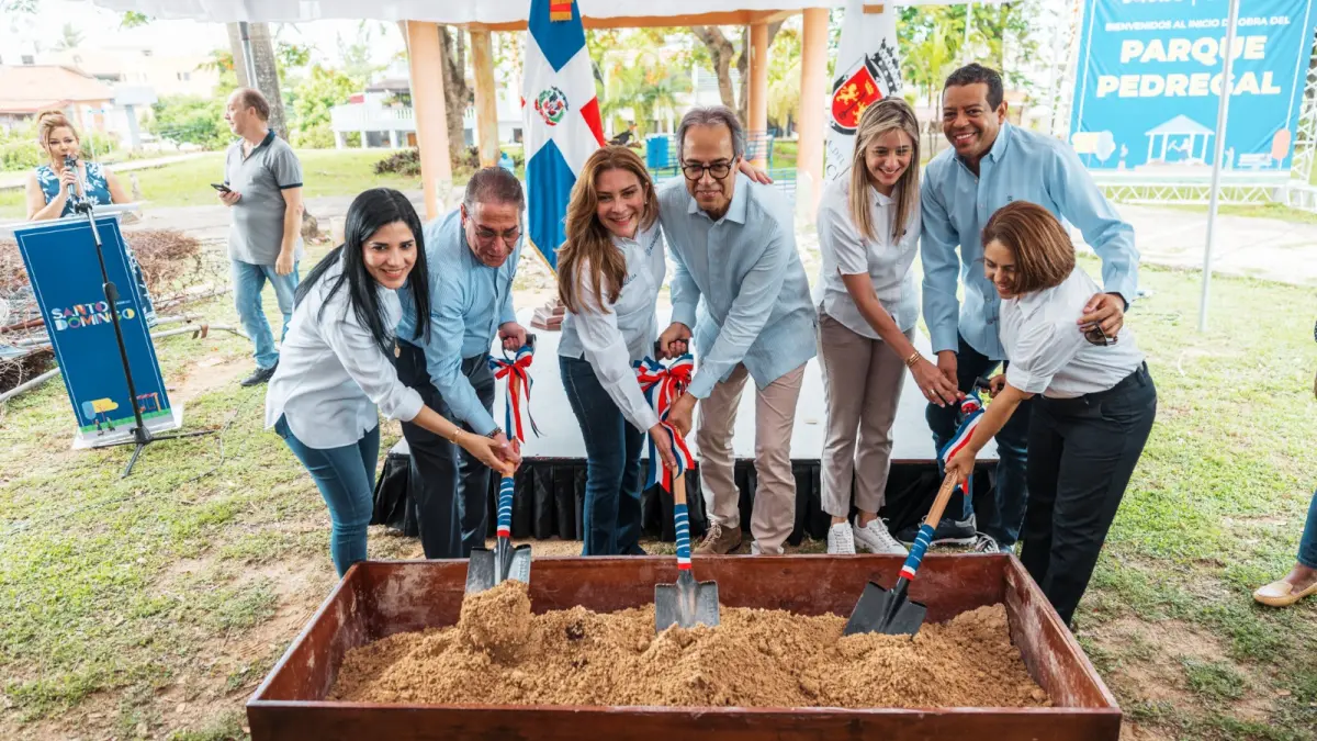 Con una inversión de RD$14.5 millones, alcaldía DN y Banco Popular anuncian inicio de trabajos del parque El Pedregal