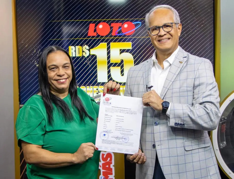 Vendedora de paca se gana RD$15 millones en Leidsa